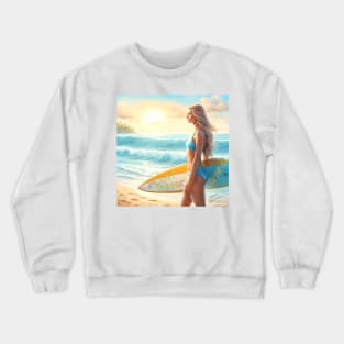 Girl Action Point Break 2 Crewneck Sweatshirt